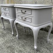 Pair of bedside tables, Louis XV style, vintage, 1960s