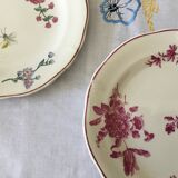 Gien earthenware plates