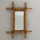 Miroir bambou vintage