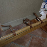 Fauteuil en Pin dans le goût d'Afra et Tobia Scarpa, 1970s