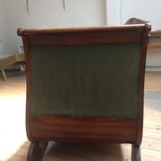Old wooden sofa