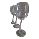 Set of 3 original JP Chenet wine glasses