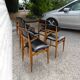 Series of six scandinavian chairs