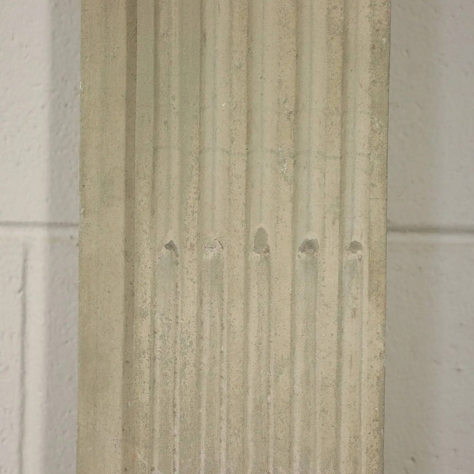 Pair of Renaissance pilasters in Serena stone, Italy, 16th century