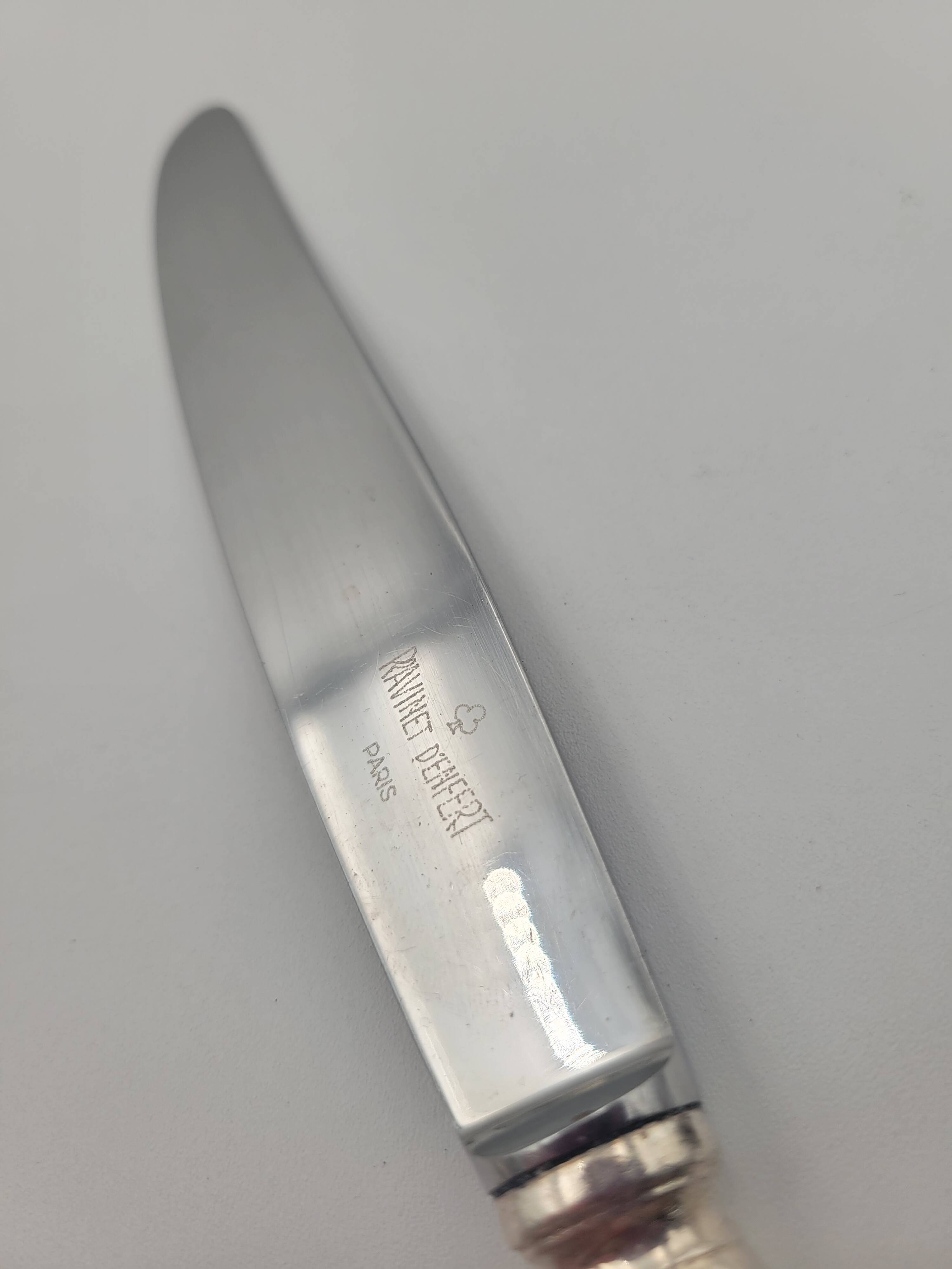 Ravinet d'Enfer silver plated cutlery set 38 pieces