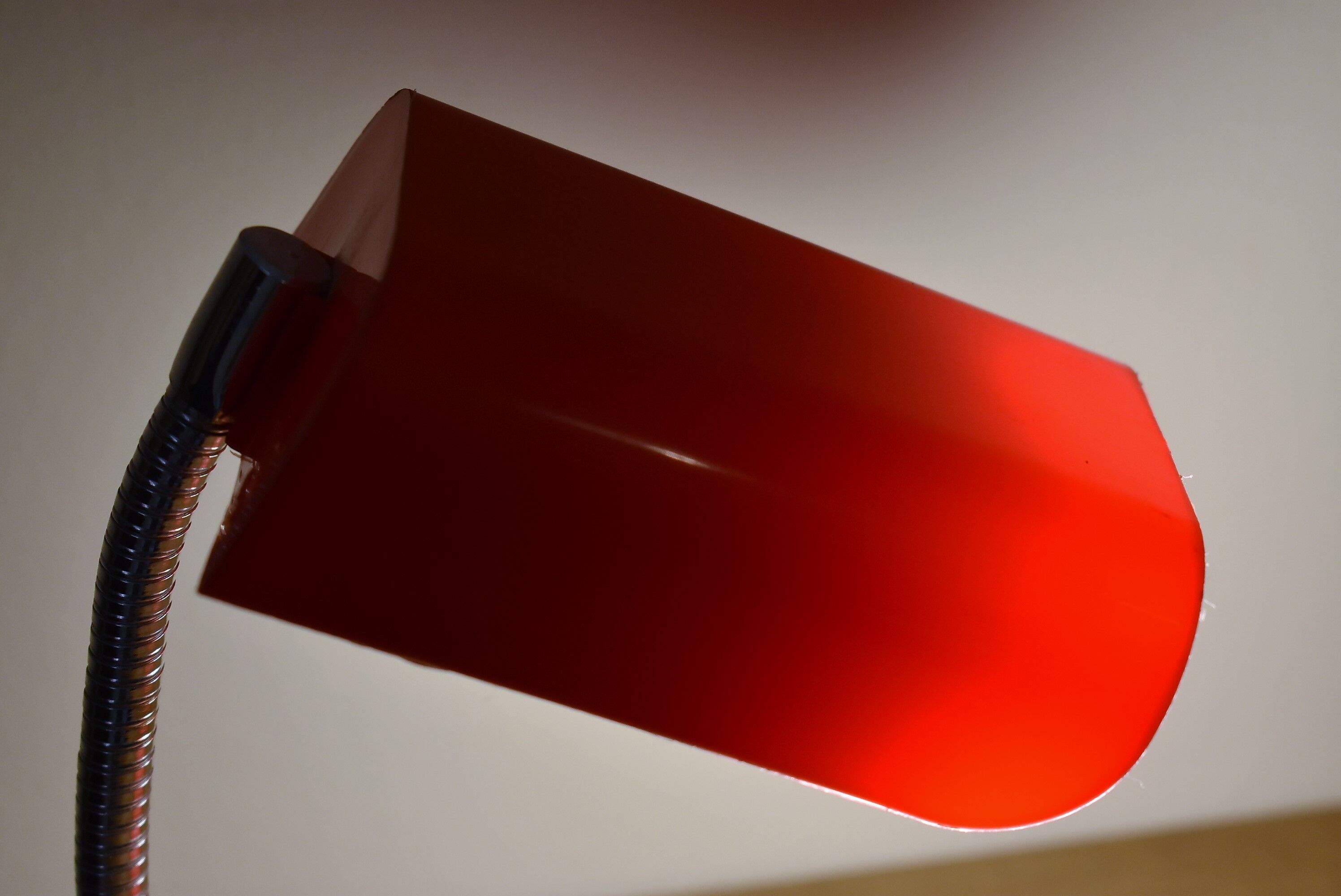Red vintage Office lamp