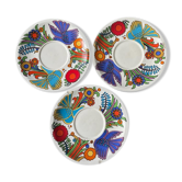 3 assiettes villeroy et boch modèle acapulco