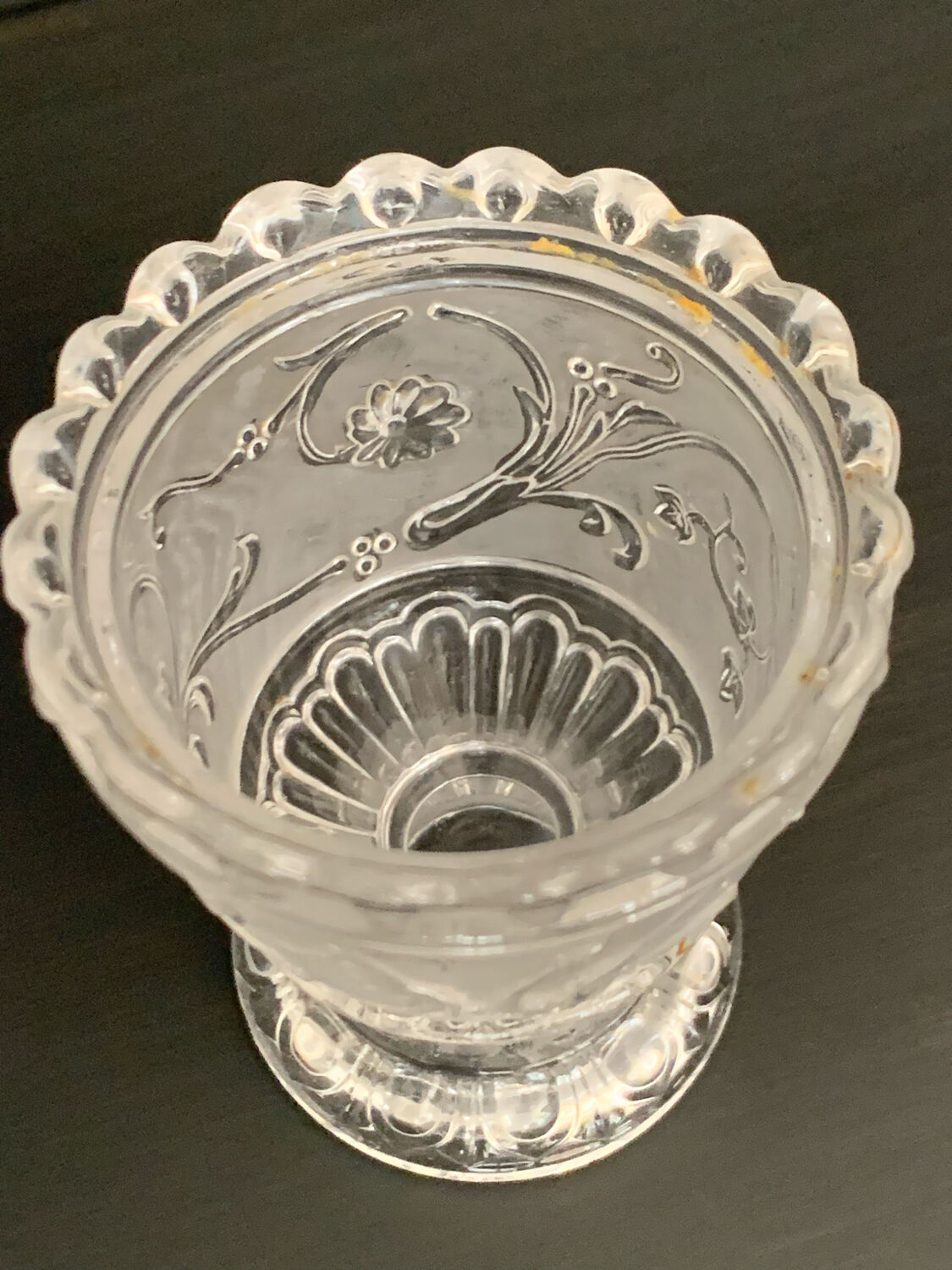 Baccarat crystal mustard