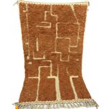 Handmade Berber rug, size 100 x 200 cm