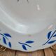 Antique oval plate Sarreguemines model Chambord