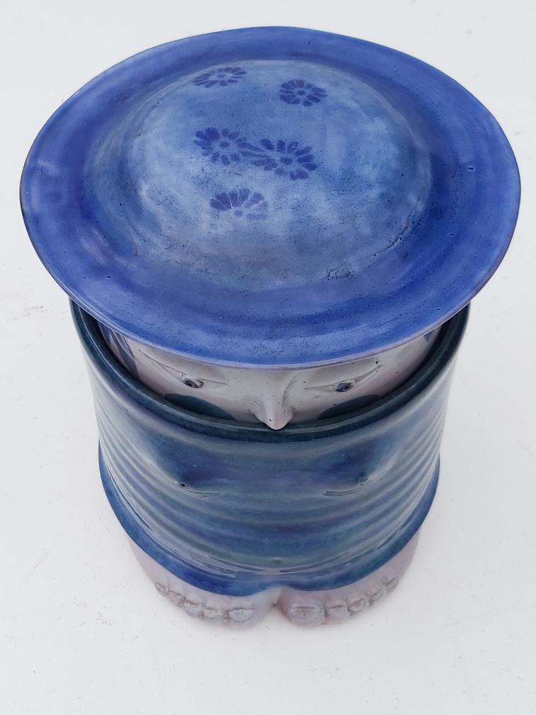 Anthropomorphic pot Robert and Jean Cloutier 20 cm