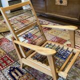 Vintage 70s Rosello deckchair