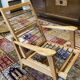 Vintage 70s Rosello deckchair