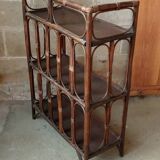 Rattan shelf