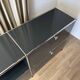 USM Haller sideboard in Anthracite Grey and Graphite Black