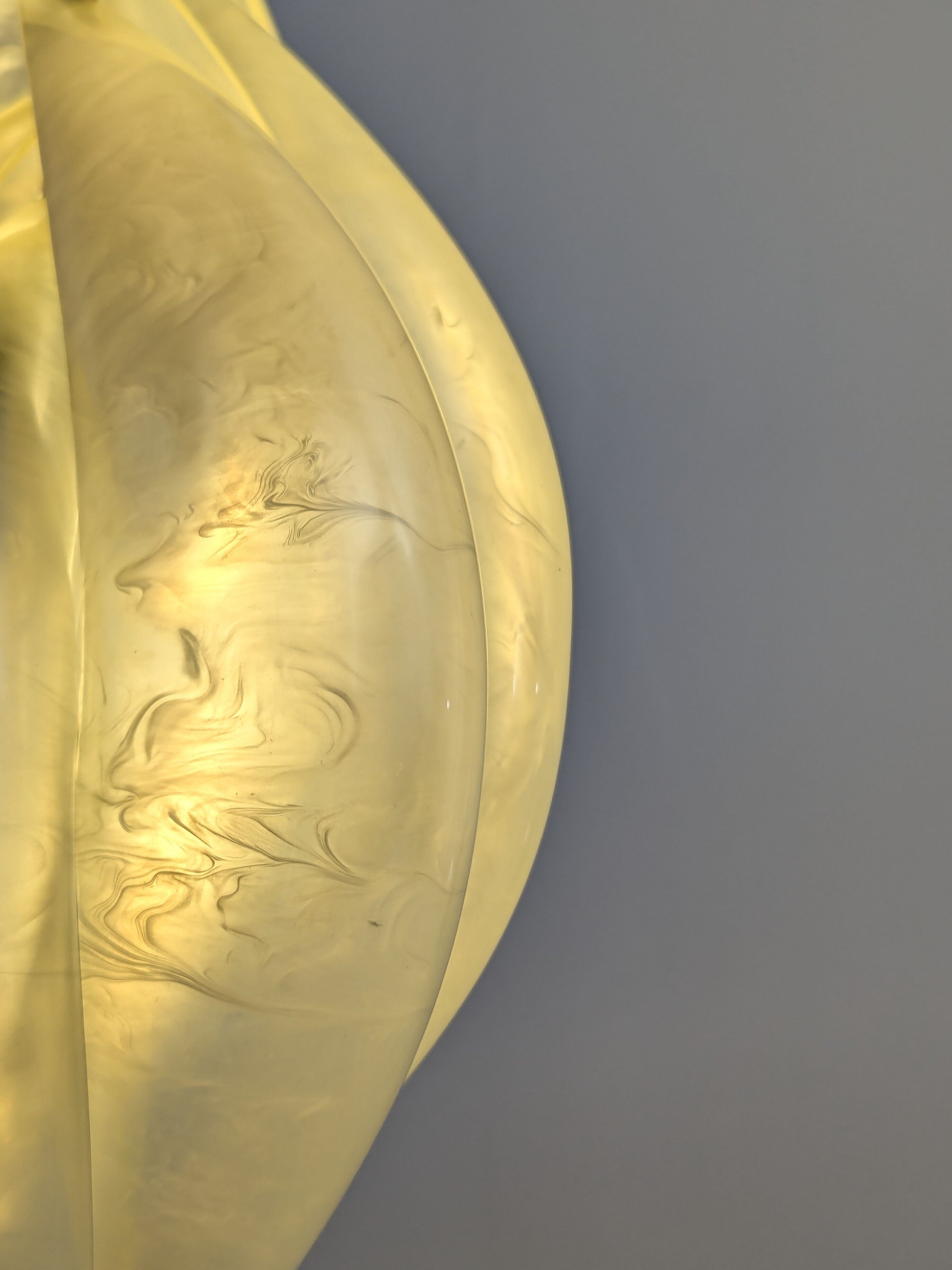 Maison Rougier table lamp in opalescent lucite 1970s