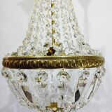 2-light hot air balloon chandelier