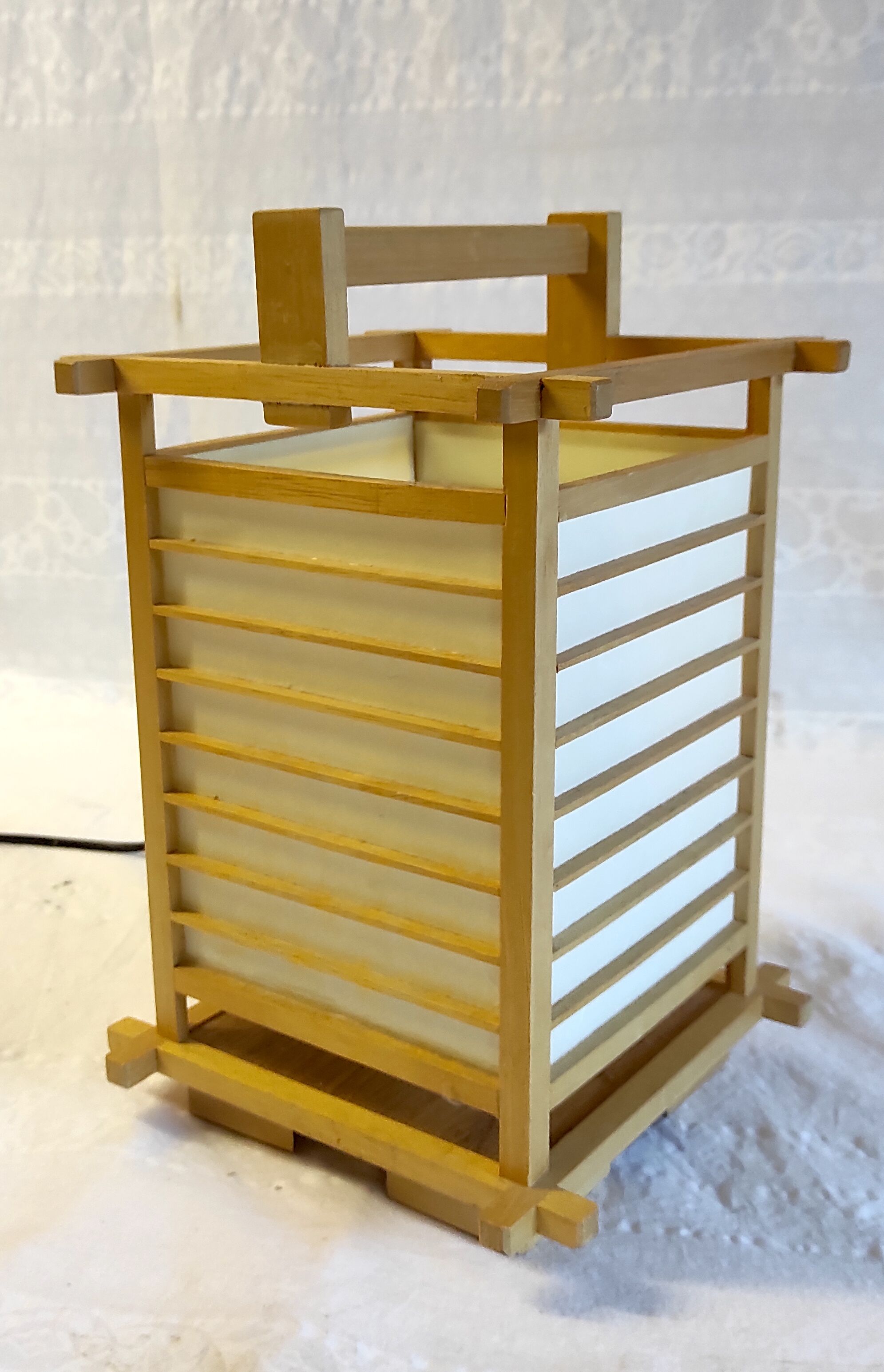 Japanese style bedside lamp – 70s/80s