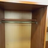 Vintage Scandinavian-style teak wardrobe from the 1960s