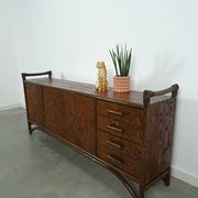 Buffet vintage en bambou