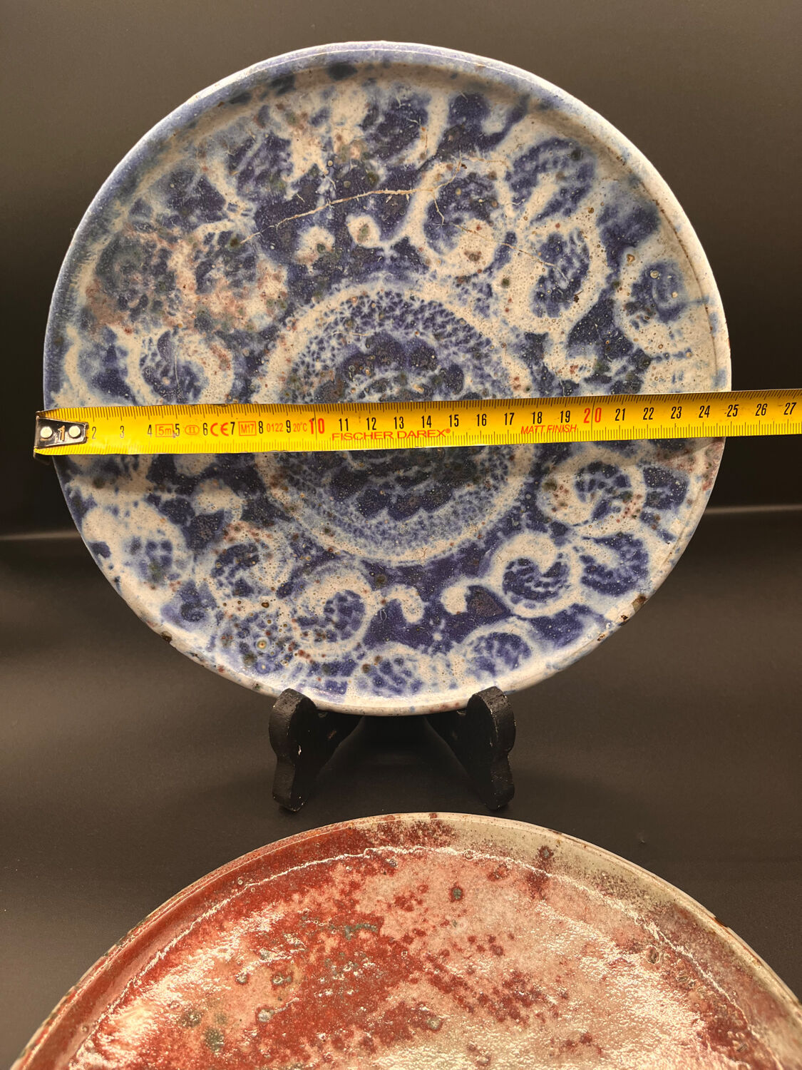 2 glazed ceramic dishes by Paul Guéré