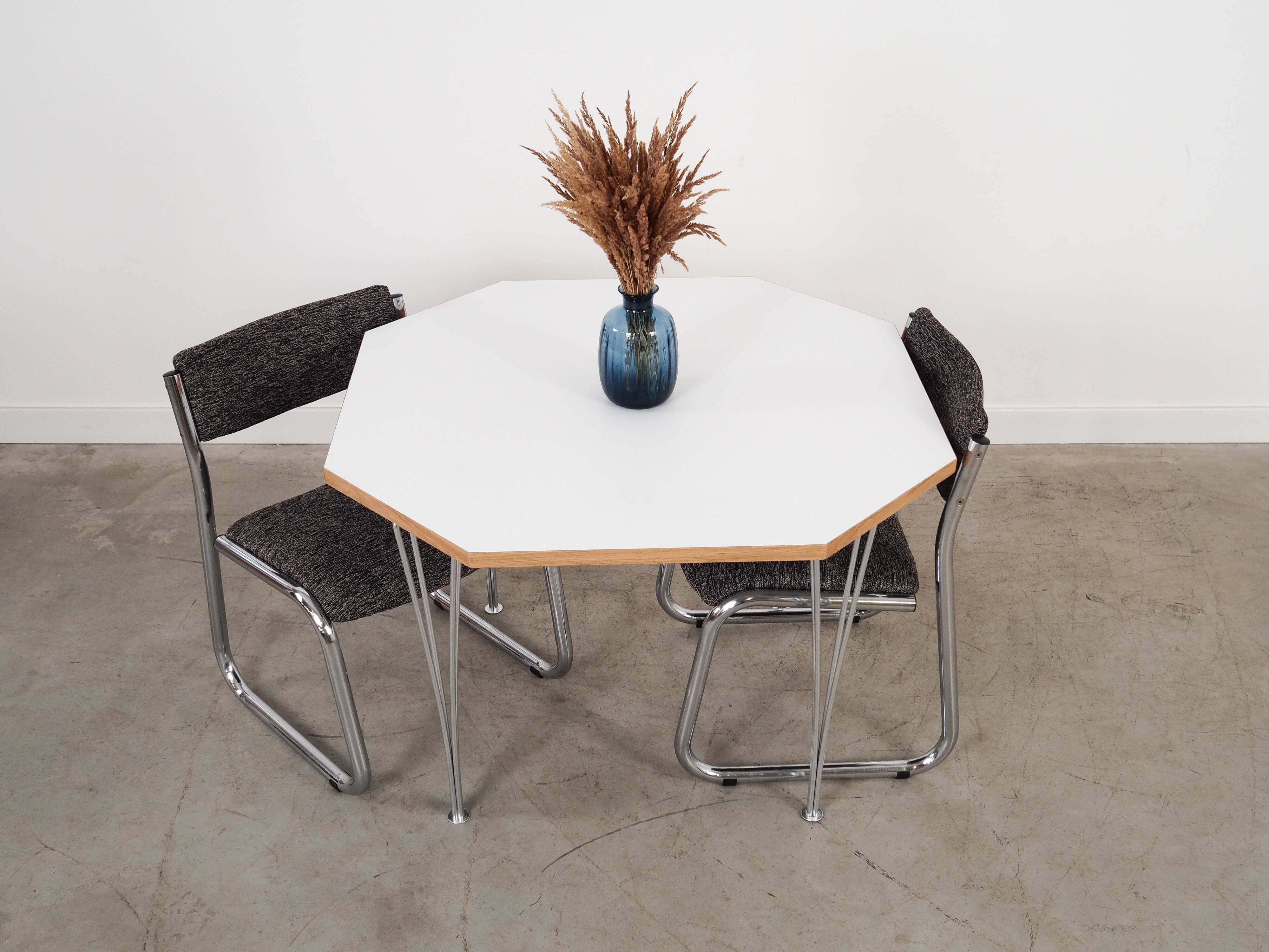 White table, Danish design, 1980s, made in Denmark