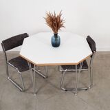 White table, Danish design, 1980s, made in Denmark
