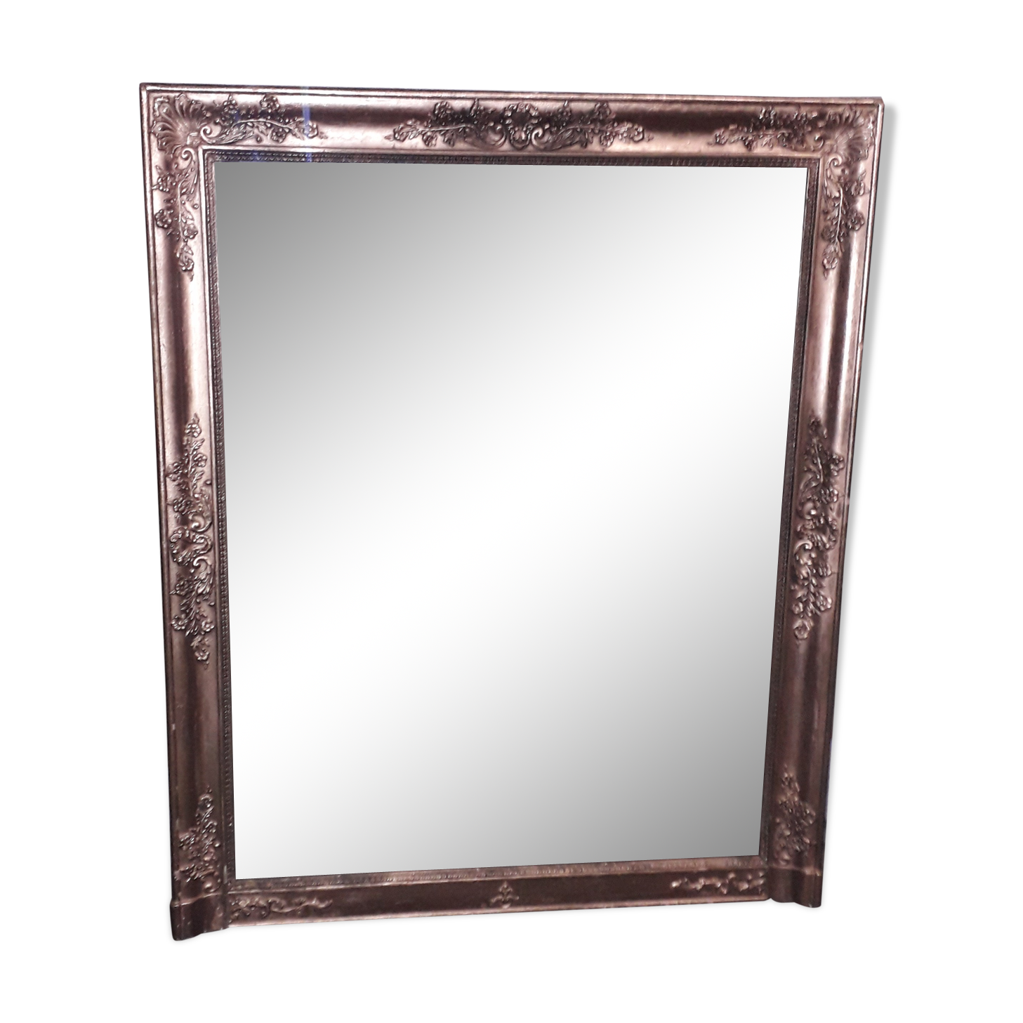 Golden mirror from period restoration