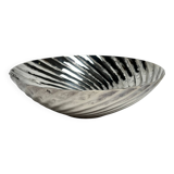 Ercuis, 20th century silver-plated ruffled pocket emptier