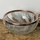 Baccarat crystal salad bowl