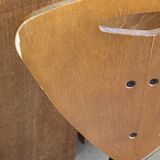 80s Italian chairs, in wood and metal