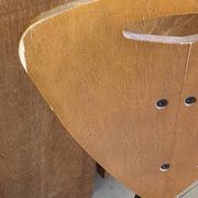 80s Italian chairs, in wood and metal