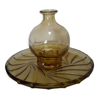 Shot decanter and serving tray