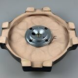 1960s/1970s Ceramic Wall Sconce, Mid-Century Space Age Design