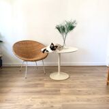 Side table with tulip foot