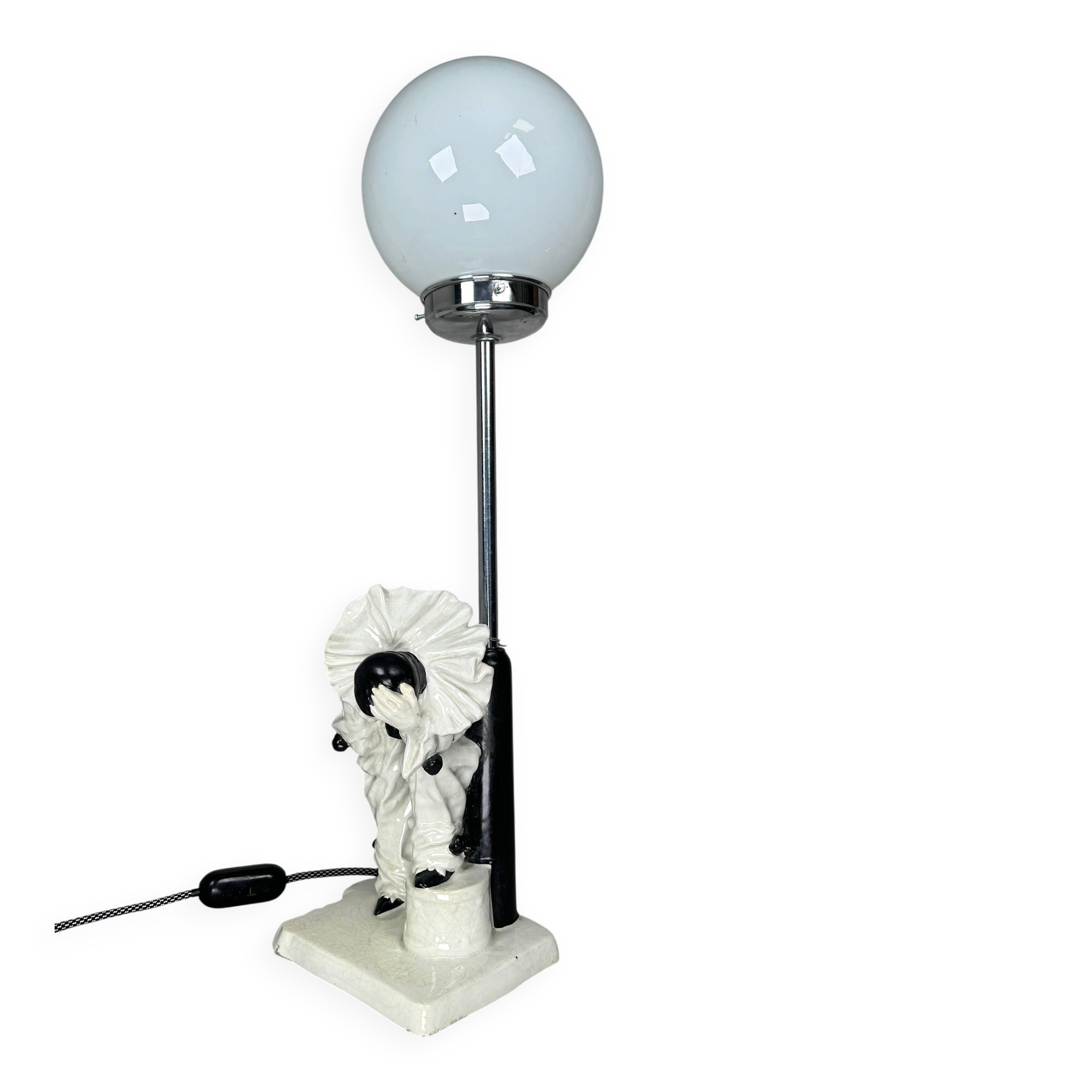 Art Deco table lamp by Emanuel Kodet Julián for Bechyně