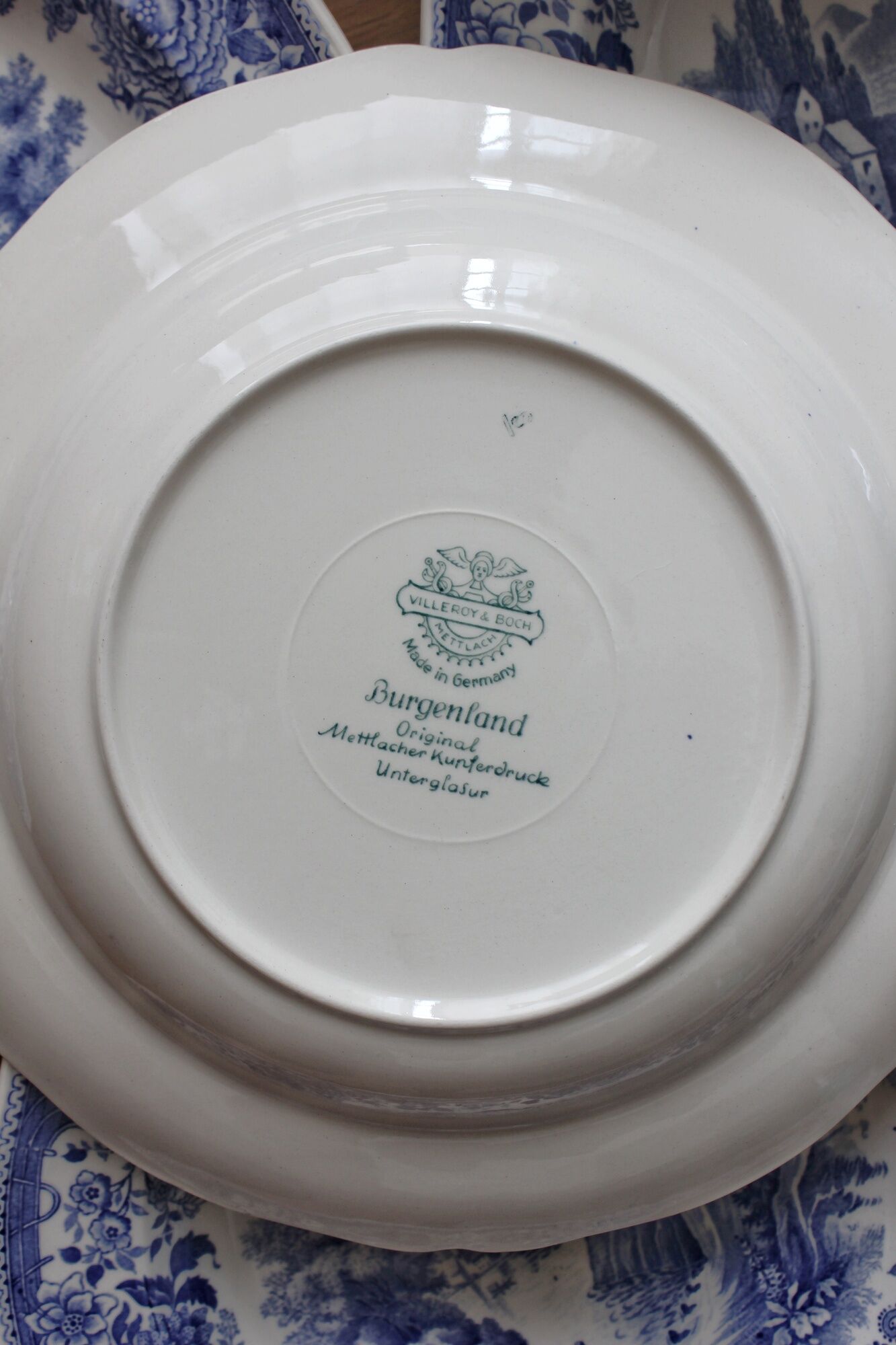 11 vintage Villeroy and Boch "Burgenland" earthenware soup plates