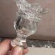 Old push-up in moulded thick glass