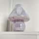 1970s glass mushroom lamp