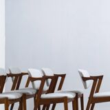 Schou Andersen set of six teak ‘model 42’ dining chairs – Kai Kristiansen