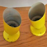 Pair of articulated metal wall lamps 50