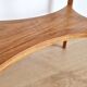 Marquetry side table from the mid-20th century.