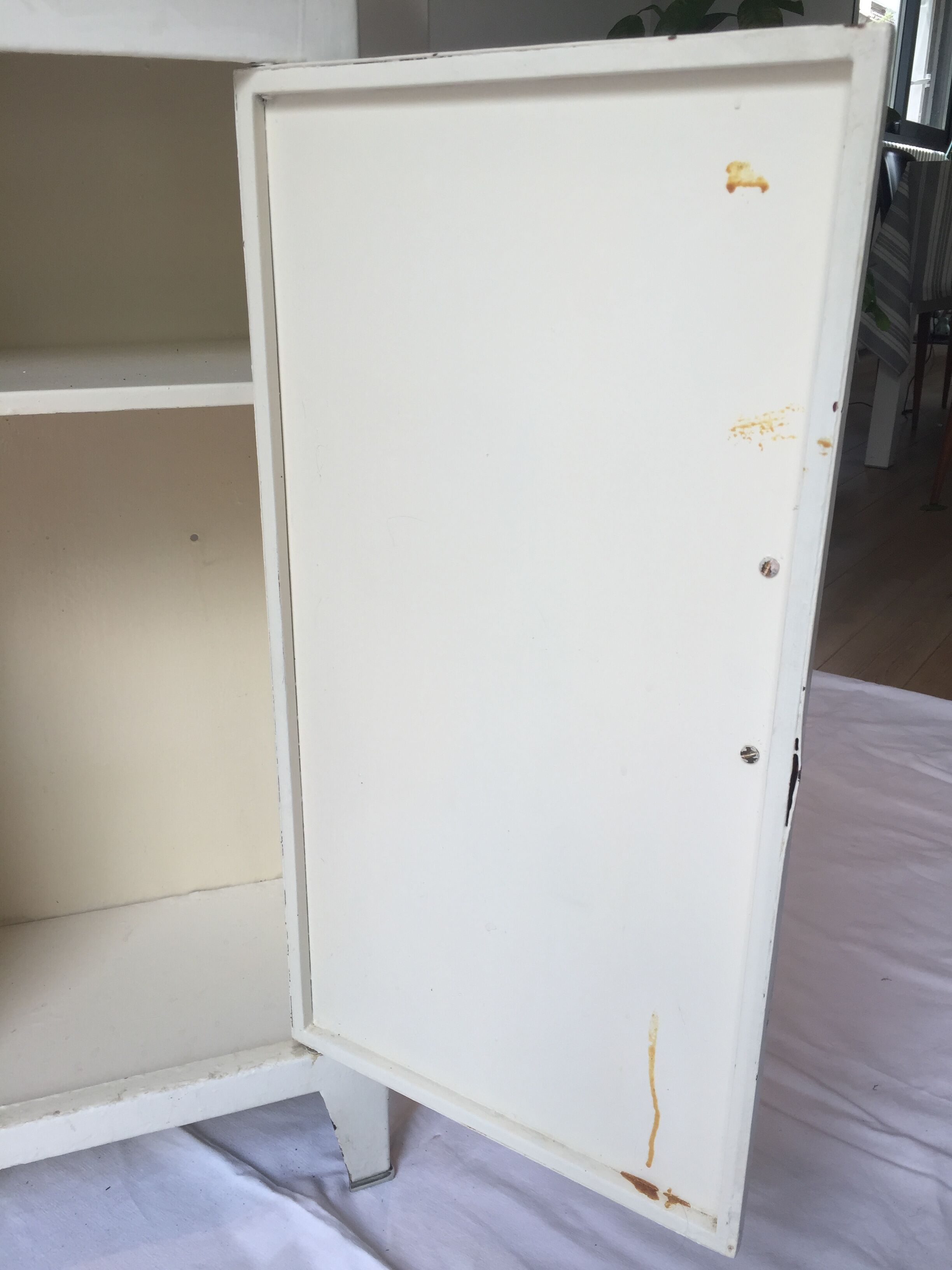 Furniture handle white metal aluminium