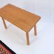 Stool/side table in 60s/70s style, oak, retro vintage