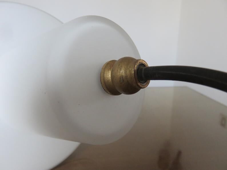 Hanging in opaline geometric patterns 60s