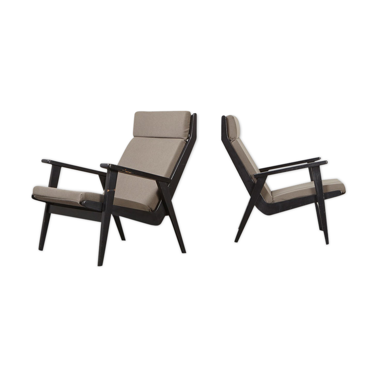 Pair of 1611 armchairs by Rob Parry for Gelderland 1952