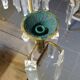 Lustre en laiton et pampilles