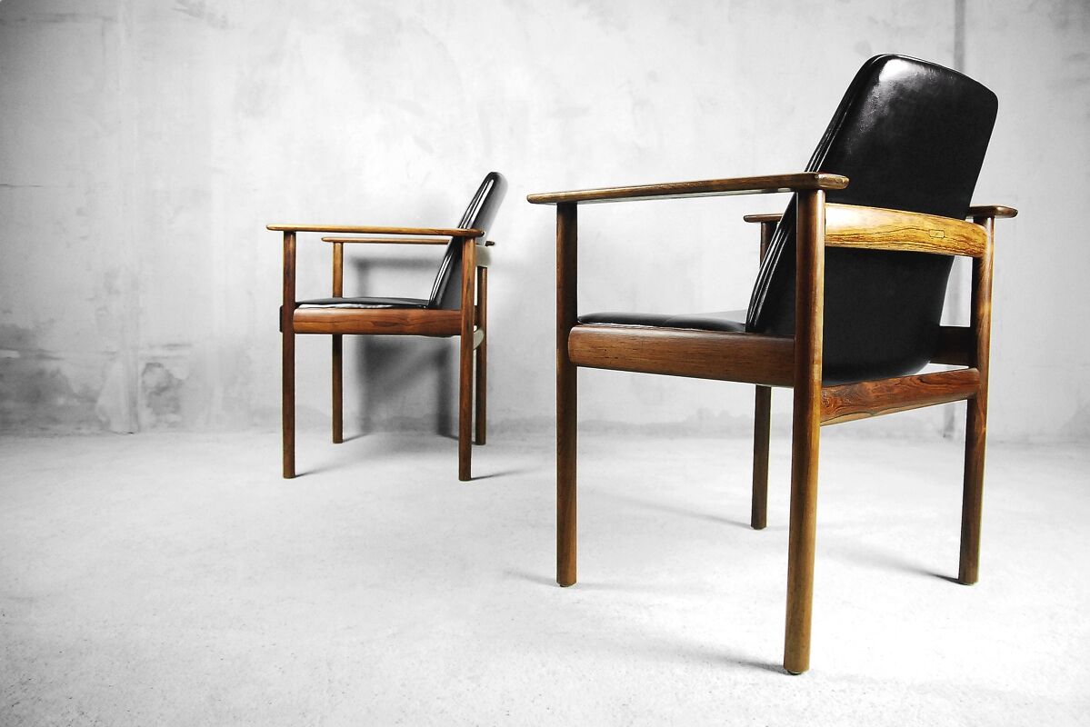Pair of armhairs by Sven Ivar Dysthe for Dokka Møbler, 1960