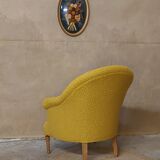 Mustard toad armchair