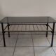 Vintage coffee table 1970 smoked glass